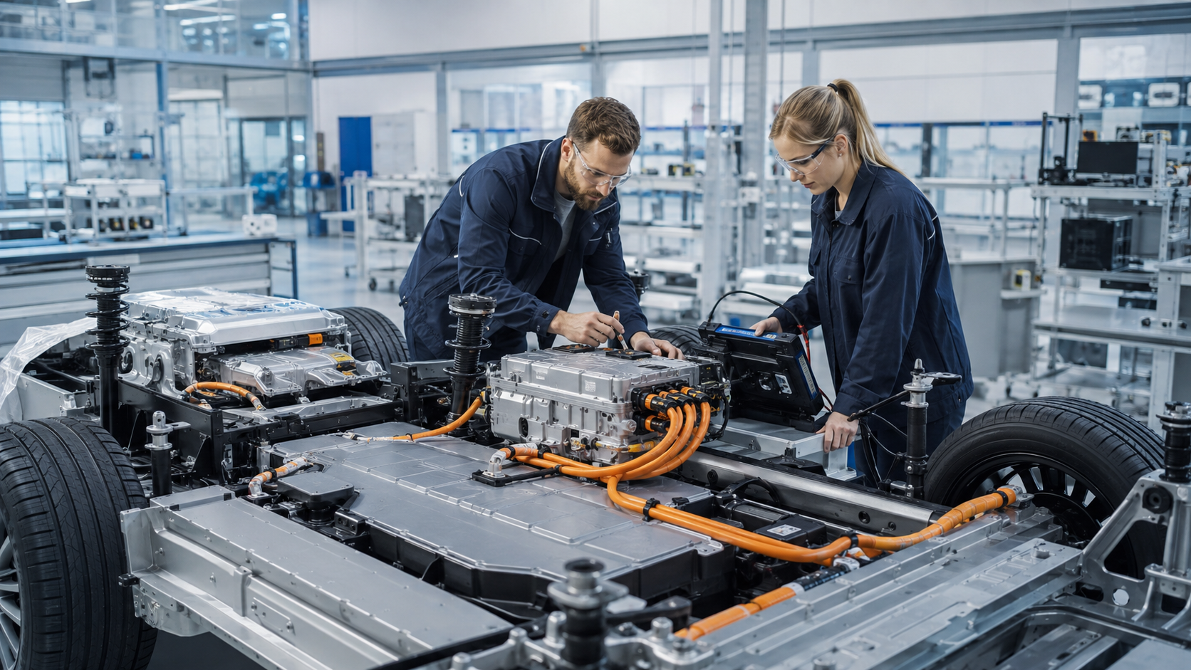 Entwicklung eines elektrischen Fahrzeugantriebs