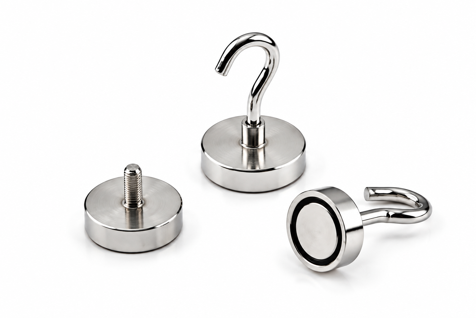 NdFeB pot magnets and magnetic hooks