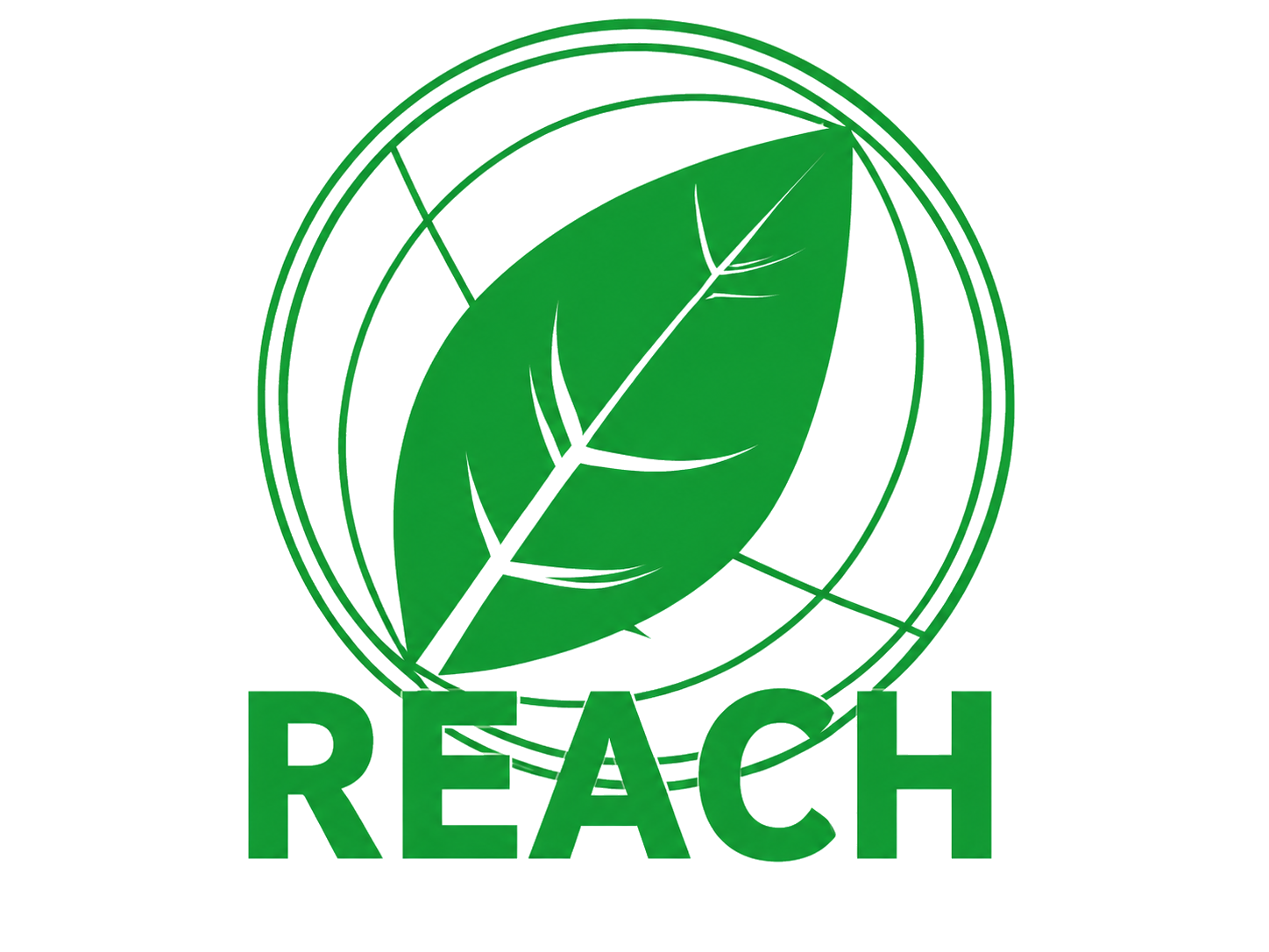 REACH Kennzeichnung auf weißem Hintergrund